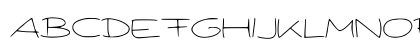 Paper Plane Light Uppercase Preview