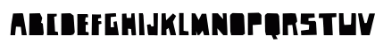 Paper Johnny Drei Regular Uppercase Preview