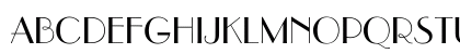 Paragon Regular Uppercase Preview