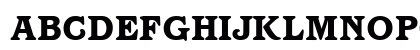 ParagonHeavy Regular Uppercase Preview