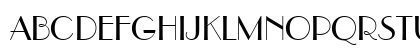 Parisian BT Regular Uppercase Preview