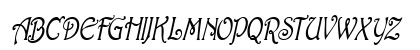 ParisianCondensed Italic Uppercase Preview