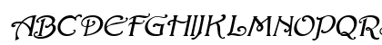 ParisianExtended Italic Uppercase Preview