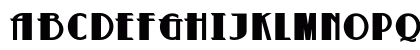 Parisian Nights Expanded Bold Uppercase Preview