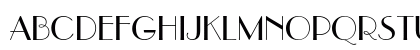 Parisian Std Medium Uppercase Preview