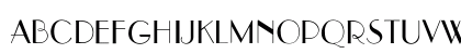 Parisian-Thin Regular Uppercase Preview