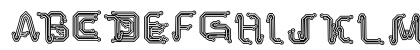 Park Tech CG Regular Uppercase Preview