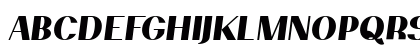PassionSansPDap ExtraBoldItalic Uppercase Preview