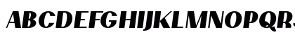 PassionSansPDar BlackItalic Uppercase Preview