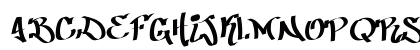Patinio Graffiti Regular Uppercase Preview