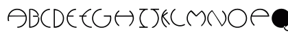PCRounders Regular Uppercase Preview