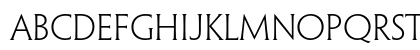 Penumbra HalfSerif Std Light Uppercase Preview