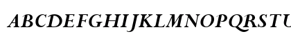 Perpetua Bold Italic Uppercase Preview