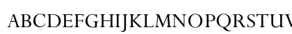 Perpetua Regular Uppercase Preview