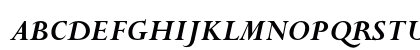Perpetua Std Bold Italic Uppercase Preview