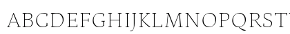Petrona Thin Regular Uppercase Preview