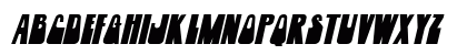 Pictor Oblique Uppercase Preview