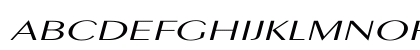 PigNoseTyp Italic Uppercase Preview