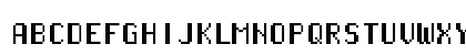 Pixel Operator Mono HB Regular Uppercase Preview