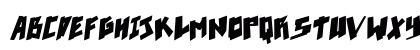 pixelpunk Bold Italic Uppercase Preview