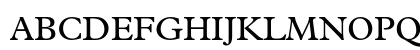 Plantin Std Regular Uppercase Preview