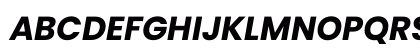 Poppins Bold Italic Preview