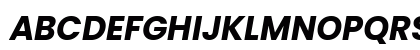 Poppins Bold Italic Preview