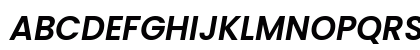 Poppins SemiBold Italic Preview