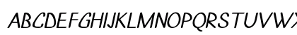 Poric Bold Italic Preview