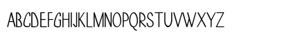 Poric Condensed Regular Uppercase Preview