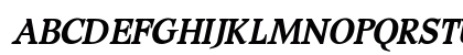 Mouvere' Bold Italic Preview