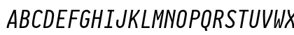 Pragmata Pro Mono Italic Uppercase Preview