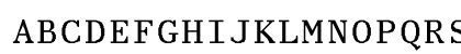 PrestigeEliteBold Regular Uppercase Preview