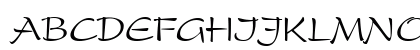 PrestonScript normal Uppercase Preview