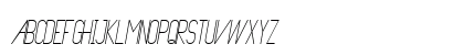Primadona Italic Regular Uppercase Preview