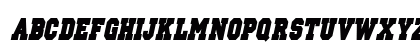 Princeton Solid-Condensed Italic Uppercase Preview