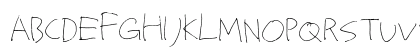 Proto Uncertain Thin Uppercase Preview