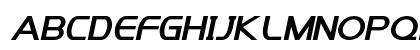 Proxima Fontauri Bold Italic Preview