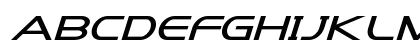 Proxima Fontauri Extra-expanded Italic Preview