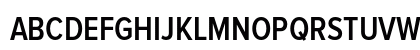 Proxima Nova Condensed Semibold Uppercase Preview