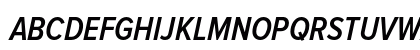 Proxima Nova Condensed Semibold Italic Preview