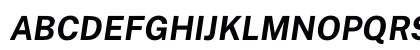 Public Sans Bold Italic Uppercase Preview