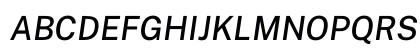 Public Sans Medium Italic Preview