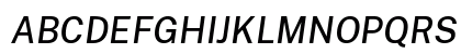 Public Sans Medium Italic Preview