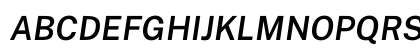 Public Sans SemiBold Italic Preview