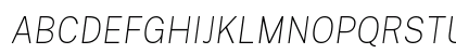 Public Sans Thin Italic Uppercase Preview