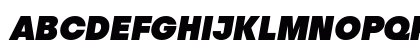 Publica Sans Black Italic Uppercase Preview