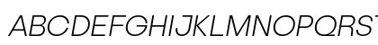 Publica Sans UltraLight Italic Preview