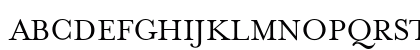 MrsEaves Roman Uppercase Preview