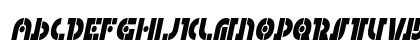 Questlok Condensed Italic Condensed Italic Uppercase Preview